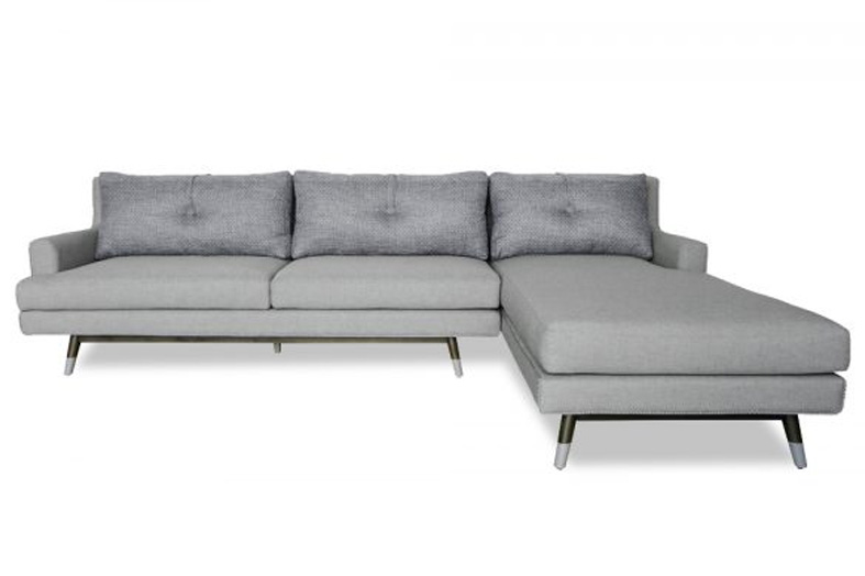 Sofa góc trái Pio hiện đại vải Atlanta